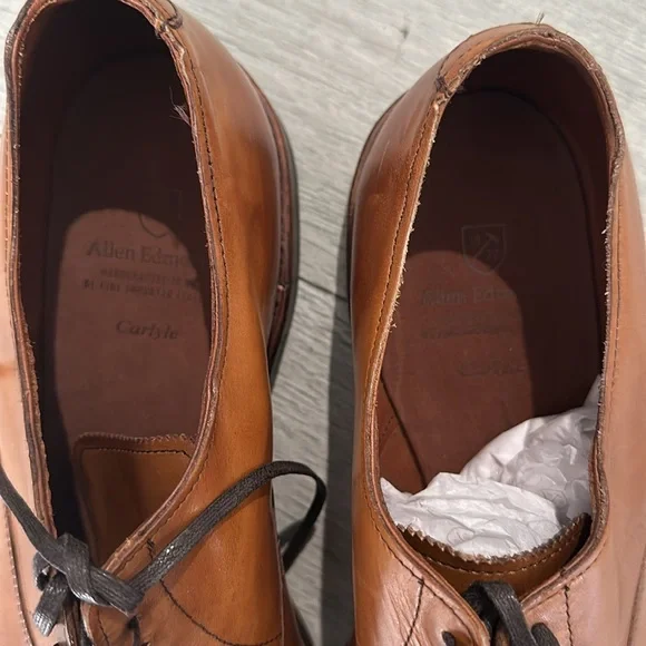 Allen Edmonds Carlyle brown dress shoe. Brand new/never worn. Size 10 - Picture 2 of 4
